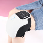 KneeRevive white dome knee massager on knee