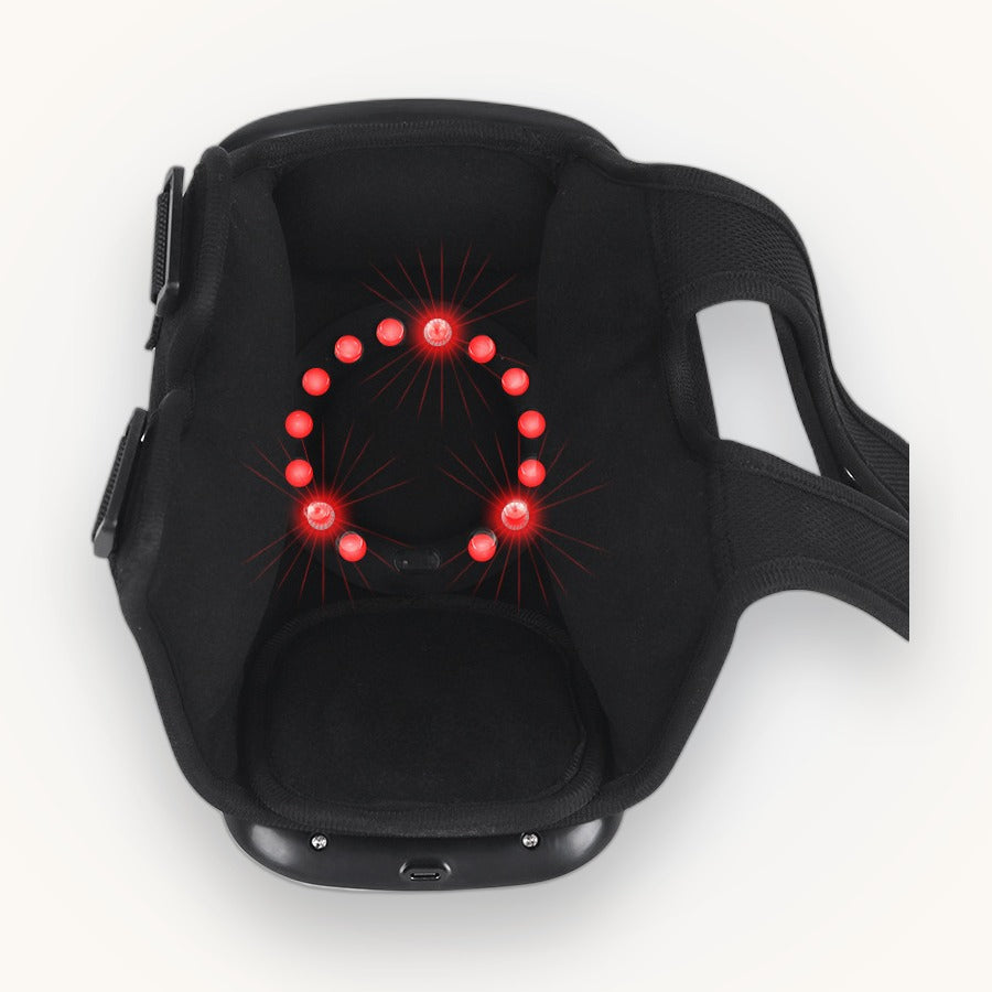 KneeRevive triple therapy — red light, heat and massage